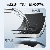 李宁（LI-NING）泳衣女士连体平角式游泳衣泡温泉游泳馆显瘦遮肚大码保守泳装 黑粉色 3XL