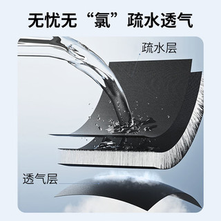 李宁（LI-NING）泳衣女士连体平角式新款游泳衣泡温泉游泳馆显瘦遮肚大码保守泳装 黑绿色 XL