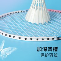 红双喜专业羽毛球拍对拍超轻高弹防断线成人比赛娱乐训练对打双拍 进阶对打双拍【送耐打球+手胶】