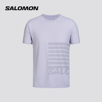 萨洛蒙(Salomon)男款 户外运动休闲轻量透气舒适短袖T恤 SENSE AERO SS TEE GFX 星际蓝 C26944 S