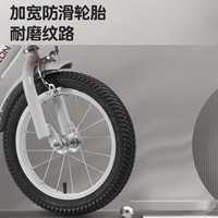 FLYING PIGEON飞鸽儿童自行车折叠中大童3-6-10-12岁中小小孩脚踏单车 【抹茶绿】折叠款+骑行大礼包 14寸适合身高95-110cm