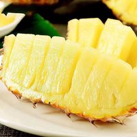 田园东方海南金钻凤梨(带叶) 应季时令水果非纯甜(表皮变黄再食用) 5斤金钻凤梨净重 2-3个