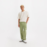 Levi's李维斯男士美式休闲宽松直筒工装伞兵裤A5754 豆绿色 XL