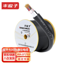 丰应子 室外大对数电缆 电话语音通信线缆 20对大对数缆HYA-20*2*0.5线径1米 FYZ-WD58T