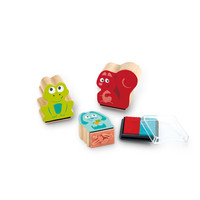 Hape【出口转内销】动物脚印印章宝宝E1060