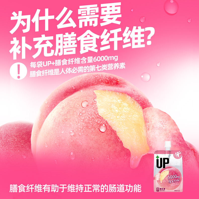【新品】超级盒子 白桃味果冻 补充膳食纤维UP+低糖运动健身代餐