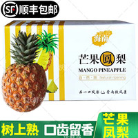 沃鲜谷 芒果凤梨 树上熟 非金钻凤梨菠萝  香甜多汁 新鲜水果 5斤 中果3个