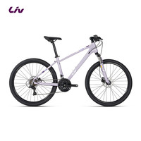 捷安特（GIANT）25款MEME 2油压碟刹26英寸21速轻便变速山地自行车 风信紫 XS 26英寸 x 21速 x 26×14