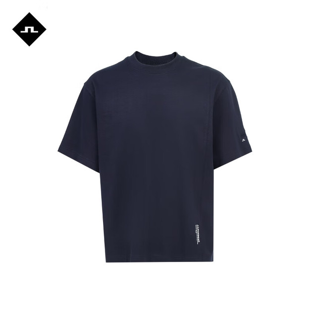 J.Lindeberg 金林德伯格 商场同款 男士宽松纯色纯棉圆领短袖T恤