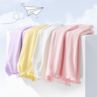 班纳班纳女童内裤裤夏季莫代尔二合一女孩打底裤防走光儿童短裤女 纯色紫黄 130