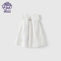 MY LITTLE PONY(小马宝莉）25年女童宝宝户外可爱风凉爽公主裙连衣裙裙子 白色 130