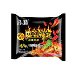 思圆 魔鬼辣面川湘排骨+牛肉味组合方便面 114g*10袋