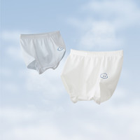 巴厘小猪男宝宝内裤男童四角裤中大童四季小男孩平角裤 儿童底裤 2条 蓝白(装) 100 cm