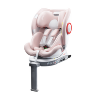 猫头鹰(SAVILE)儿童安全座椅卢娜2汽车用0-12岁婴儿宝宝i-Size认证 Pink粉