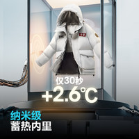 【防风抗静电】波司登冬季加厚连帽子夜蓝女短款羽绒服