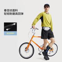 【速干凉爽 舒适运动】李宁 LI-NING短裤男士25款男装裤子反光运动裤
