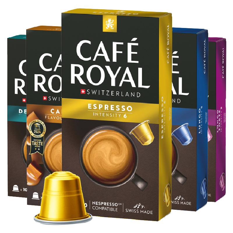 瑞士CafeRoyal芮耀咖啡胶囊意式浓缩美式适配Nespresso小米