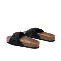 的的的沃 Devo Life    Life软木拖鞋女外穿时尚休闲外出一字凉拖23011 军绿 39