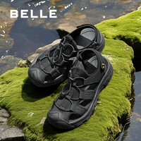 百丽男鞋溯溪凉鞋2025夏新商场款镂空休闲户外运动沙滩鞋8RU01BL5 38