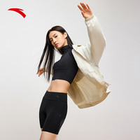 安踏(ANTA)梭织薄外套女春夏休闲百搭防风连帽运动上衣 凯旋灰-2 L (女170)