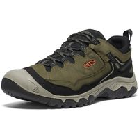 KEEN 男式 targhee 4 低帮耐用舒适防水 1029003 登山鞋 防水 Targhee 4 Low Height Durable Comfortable Waterproof Dark OliveGold Flame 9.5 Wide