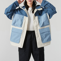 美职棒(MLB) 张凌赫同款男女外套25彩糖防风连帽夹克3AWJB0751 洛杉矶道奇/靛蓝色 M 170/92A