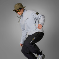 国家地理联名防风疏水拒水防泼户外软壳衣男adidas阿迪达斯TERREX 浅银 XL