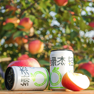 绿杰苹果醋饮料 0代糖益生元 200ml*12罐