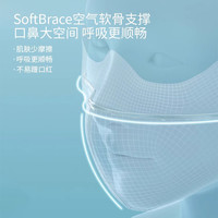 PXO防晒面罩脸基尼女夏季全脸防晒口罩户外冰丝透气防紫外线遮阳帽 【帽檐款】蓝烟灰