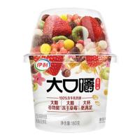 伊利五谷一刻大口嚼酸奶180g杯装 生牛乳巴氏杀菌风味发酵乳
