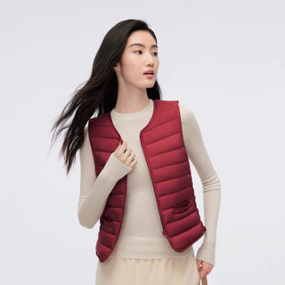 波司登马甲羽绒服背心马甲休闲 雾镜蓝5457 170