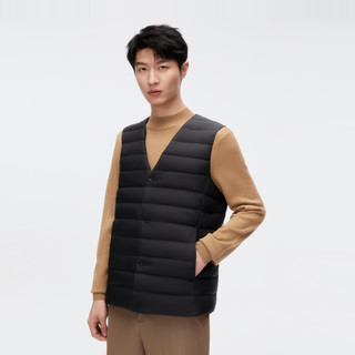 波司登马甲羽绒服背心马甲休闲 雾镜蓝5457 170