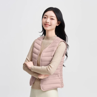 波司登马甲羽绒服背心马甲休闲 雾镜蓝5457 170