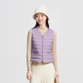 波司登马甲羽绒服背心马甲休闲 雾镜蓝5457 170