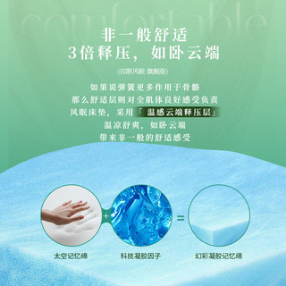  AIRLAND/雅兰 抗菌防螨 床垫  【2025】风眠版 25-35cm（含） 软硬适中