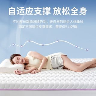 婧麒乳胶床垫软垫1.8x2米加厚垫双人家用可折叠榻榻米垫被宿舍床垫子 -约5cm 【单人床】