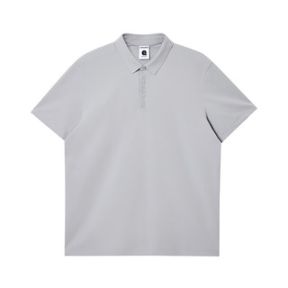 杰克·琼斯（JACK&JONES）25年男装【零压速干】短袖POLO衫男士透气商务休闲弹力翻领T恤 E51灰色 常规 XL
