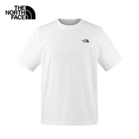 The North Face 25春夏北面短袖t恤情侣款户外舒适透气纯棉印花半袖短袖T恤8DBX