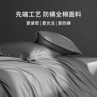 本初（Ben Chu）防螨四件套100支长绒棉A类纯棉被套床单床笠款全棉床品四季用品套  【加大】 床笠款 被套220*240