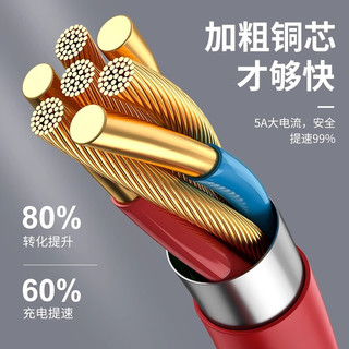  Nshi/能适 Warp闪充100W/80W 数据线  Type-C USB-A 100W TPE 5A