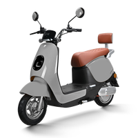 立马【新品热销】MINI 电动摩托车80KM超长续航60V20Ah铅酸电池电动车1200W电机 海岸灰