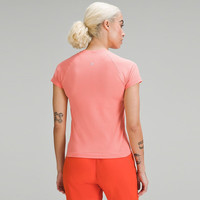 lululemon丨Swiftly Tech 女士运动短袖 T 恤 2.0 *Race 透气 LW3DZBS 阳光珊瑚粉/阳光珊瑚粉 3XS /0