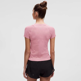lululemon丨Swiftly Tech 女士运动短袖 T 恤 2.0 *Race 透气 LW3DZBS 粉潮/粉潮 2XL /14