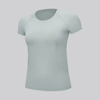 lululemon丨Swiftly Tech 女士运动短袖 T 恤 2.0 *Race 透气 LW3DZBS 玉灰/玉灰 XS /4