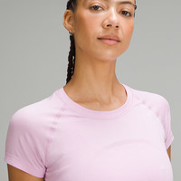 lululemon丨Swiftly Tech 女士运动短袖 T 恤 2.0 *Race 透气 LW3DZBS 维他粉/维他粉 XXS /2