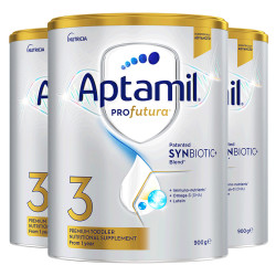 Aptamil 爱他美 白金澳洲3段婴幼儿配方奶粉900g*3罐