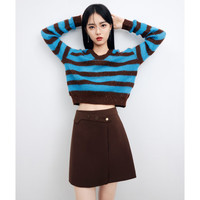 秋水伊人春夏新款高级感收腰半身裙女复古雪纺不规则搭配通勤包臀半裙