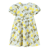 安奈儿童装女童连衣裙2025夏纯棉清新甜美吸湿透气泡泡裙子