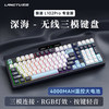 狼途 L102Pro无线静音键盘 蓝牙有线三模薄膜键盘鼠标RGB机械手感办公游戏防尘防溅水