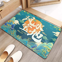 KAYE 卡通地垫 浴室卫生间吸水防滑垫 脚垫-国潮风40X60cm